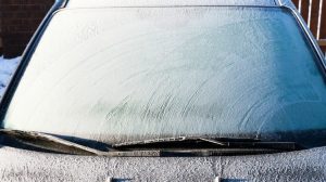 Roxby Road Garage Frosted Car Windshield